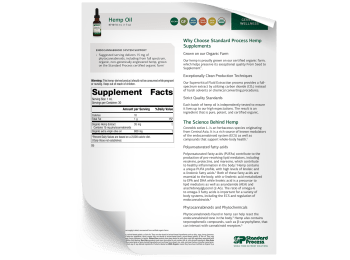 Hemp Oil Fact Sheet