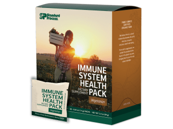 Immune System Health Pack - Vegetarian product packaging